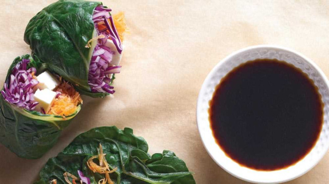 Wraps de vegetales y tofu