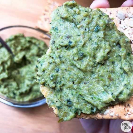 Paté de espárragos y pimiento