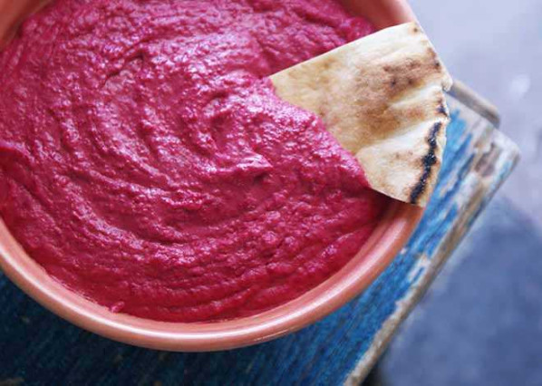 Hummus de betarraga
