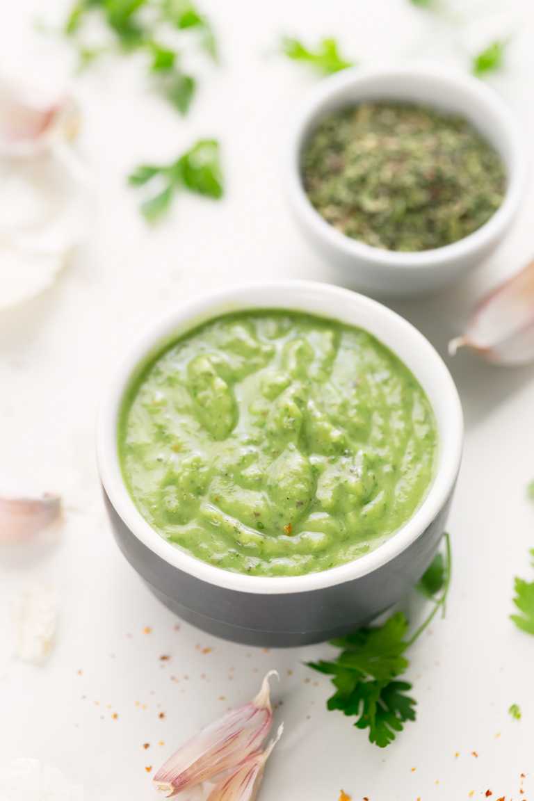 Chimichurri sin aceite
