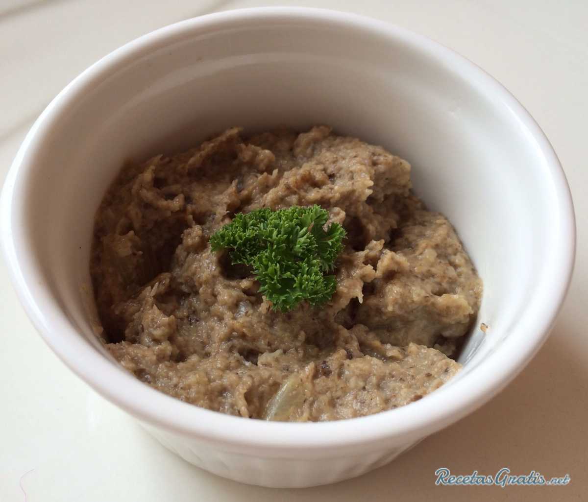 Paté de champiñón