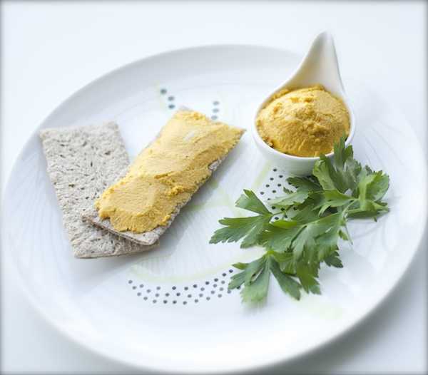 Paté de almendras y zanahorias