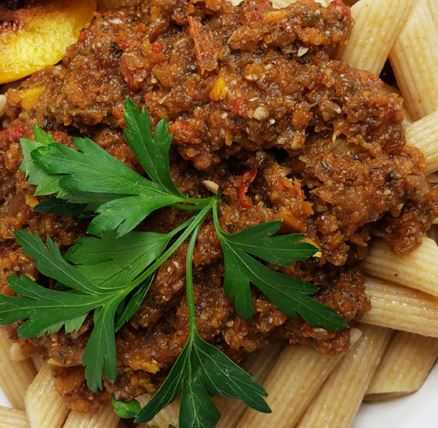 Salsa bolognesa de hongos