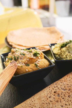 Paté de calabaza y sésamo