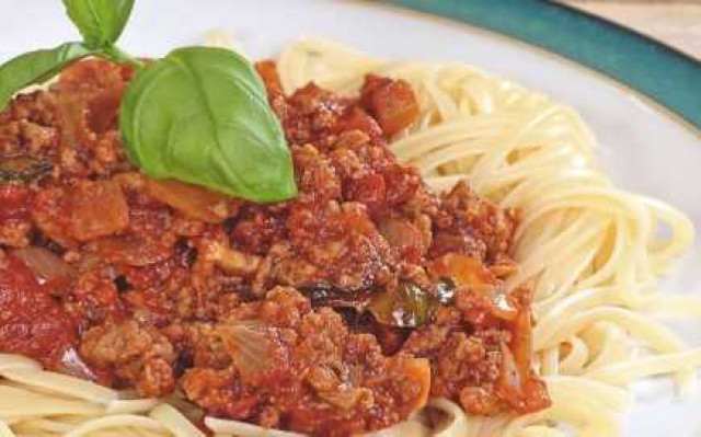 Pasta a la boloñesa