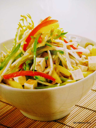 Ensalada de frejolito chino y tamarindo