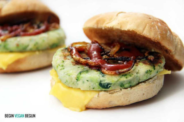 Hamburguesas de brócoli
