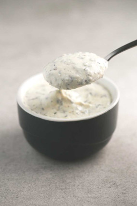 Salsa de yogurt sin aceite