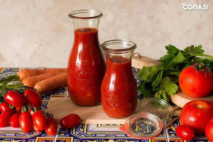 Salsa de tomate casera italiana