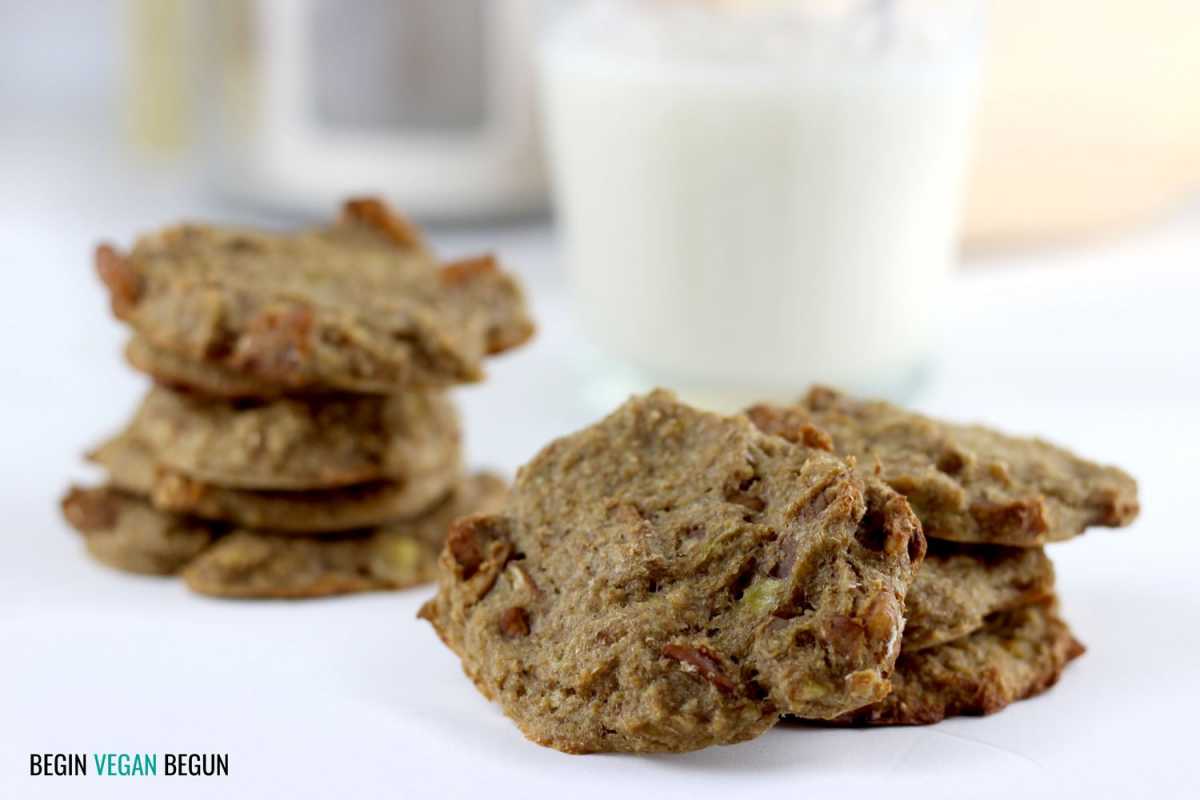 Galletas de avena, plátano y nueces (sin azúcar)